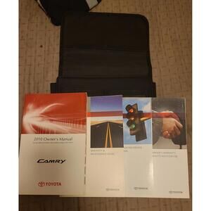 2010 Toyota Camry Owner’s Manual Set w/ Original Case – Complete OEM – Like New